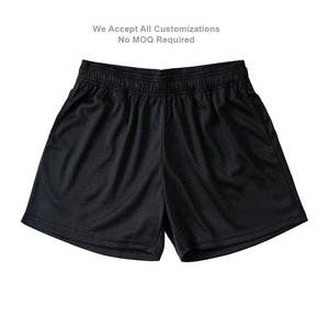 Custom Men's Summer Knee-Length Hot <b>Shorts</b> 100% Polyester Eco-Friendly Solid Pattern <b>Mesh</b> <b>Short</b> - Product Image 2