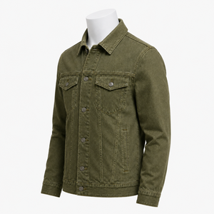 Veste en jean d'hiver pour homme de haute qualité avec tissu en jean durable, coupe confortable, design élégant, vêtement décontracté, chauffante et coupe-vent - Product Image 2