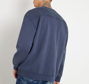 Sweat-shirt homme surdimensionné 100% coton, broderie logo personnalisée, pull respirant, sweat-shirts homme personnalisés - Product Image 5