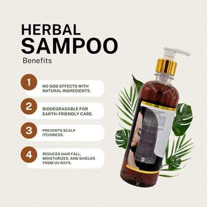 อะมีน่า แชมพูและครีมนวดผมสมุนไพรสูตรอ่อนโยน สำหรับผู้หญิง บำรุงและทำความสะอาดเส้นผม ช่วยเร่งการเจริญเติบโตของเส้นผม - Product Image 2