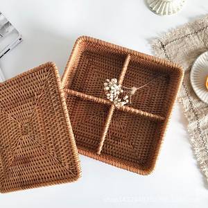 Vietnam Supplier Rattan Tea Caddy Packaging Box High Quality Hand Woven <b>Small</b> <b>Boxes</b> for Tea-bag <b>Storage</b> - Product Image 4