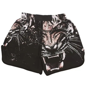 Shorts de sport imprimé tigre pour hommes, séchage rapide, coupe régulière, polyester respirant, léger, entraînement, gym, fitness, sport - Product Image 5