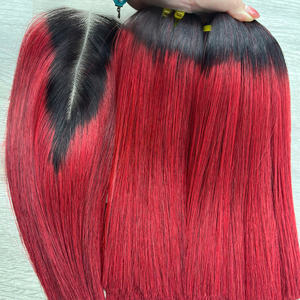 Productos de alta calidad Cabello crudo súper vietnamita Cabello de Vietnam Precio de fábrica al por mayor Cabello de color rojo degradado para mujeres Asequible - Product Image 2