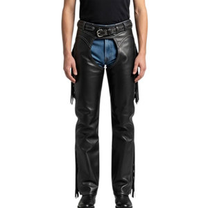 Chaps en cuir pleine fleur au design unique, prix de gros abordable, service OEM pour l'équitation - Product Image 1