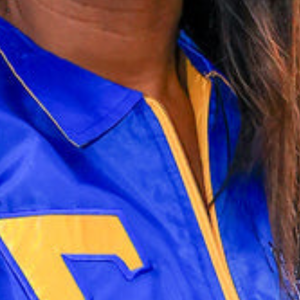 Custom SGRHO Reversible Line <b>Jacket</b> for <b>Women</b> Sigma Gamma Rho Greek Sorority Blue Gold <b>Zip</b> <b>Up</b> Windbreaker Casual Outerwear - Product Image 6