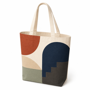 HINDVANTA GLOBAL Fashion Geometric Print Reusable Shoulder <b>Tote</b> <b>Bag</b> for Grocery Daily Use <b>Beach</b> & Travel - Product Image 3