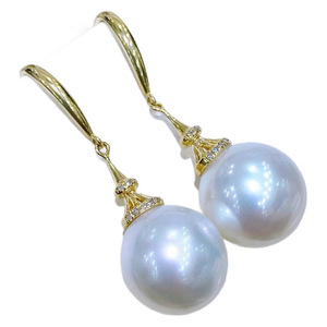 Pendientes de Perlas Naturales de Treasure Home Jewelry, Plata de Ley S925, 6-9 mm, Accesorio Básico Impecable para Bodas - Product Image 5