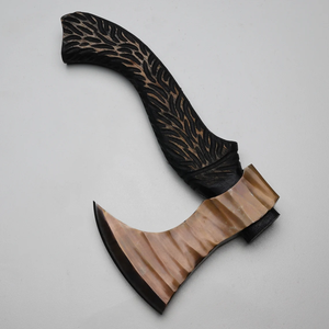 Hacha Vikinga de Acero al Carbono de Alta Calidad, Forjada a Mano, de Grado Industrial, OEM Premium, Lista para Uso en Exteriores, para Cortar Madera, Personalizada - Product Image 4