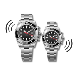 Pareja Combo Baja Visión Talking Watch Relojes fáciles de leer para parejas - Product Image 1