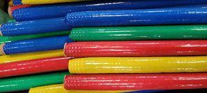 Balai léger et durable à manche en bois coloré, 25-34 pouces, en fibres de maïs, poils rigides non tressés, pour le nettoyage de la maison, des toilettes et des sols - Product Image 6