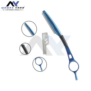 มีดโกนสแตนเลสแบบมืออาชีพ สำหรับซอยผม ตัดแต่งทรงผม ทนทาน ใช้ซ้ำได้ ออกแบบอย่างแม่นยำ เหมาะสำหรับช่างตัดผมและใช้ส่วนตัว - Product Image 6