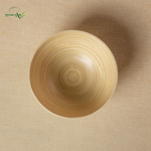 Tazón de Bambú Tejido Personalizado, Desechable y Ecológico, Hecho a Mano para el Hogar y la Cocina, Vajilla de Lujo - Product Image 5