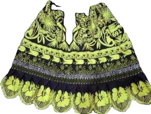 New Trendy Floral Embroidery A-Line Short <b>Skirt</b> <b>Elastic</b> Waist Pleated Mini Streetwear Floral Embroidery <b>Skirt</b> - Product Image 3