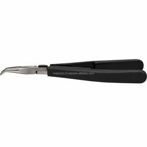 Pince à bec effilé Lindstrom 7892 60 ESD en acier inoxydable, poignée en plastique, 130 mm, pointe fine, légère, haute précision pour bijouterie - Product Image 3