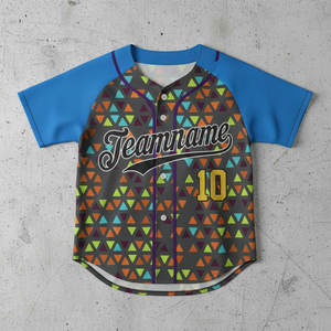 Ensemble uniforme de baseball unisexe, maillot et pantalon, 100% polyester, taille élastique, séchage rapide, anti-UV, personnalisable avec le nom de l'équipe - Product Image 1