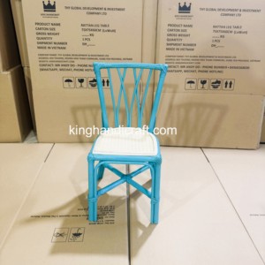 Sillas Infantiles de Ratán Hechas a Mano Estilo Bohemio para Alquiler, Ideales para Fiestas de Cumpleaños, Bodas y Eventos de Lujo, Fabricante OEM - Product Image 3