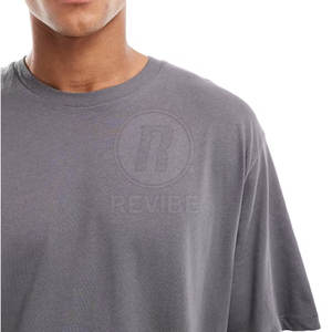 T-shirt Boxy Homme Col Rond Coupe Slim 2026 en Coton de Haute Qualité avec Impression Personnalisée du Logo - Product Image 5