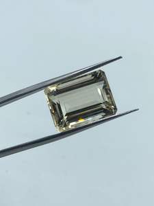 พลอยซิทรินธรรมชาติคุณภาพสูง รูปทรงสี่เหลี่ยมผืนผ้า ขนาดตามสั่ง สีเหลืองอ่อน คริสตัลคุณภาพสูง - Product Image 2