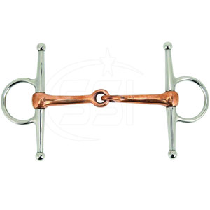 Mors à joues pleines en acier inoxydable de qualité supérieure pour l'entraînement et le contrôle équestre avec options personnalisables - Product Image 6