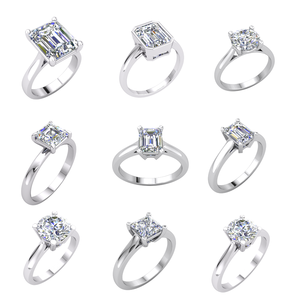 Divya Creations – Bague pour femme en argent 925 plaqué rhodium, sertie d'un émeraude de laboratoire certifiée IGI de 1,01 carat, taille diamant, design unique de haute qualité - Product Image 3