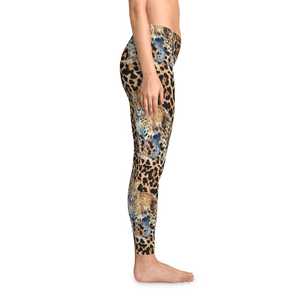 High Quality Women's Yoga <b>Leggings</b> Solid Color High-Waist Fitness Pants with Elastic Waist and <b>Lace</b> Decoration for Workouts - Product Image 6