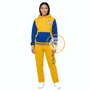 Chándal con Capucha Personalizado de Sigma Gamma Rho, Informal, de Invierno, de Algodón y Felpa, Bordado, de Alta Calidad, Transpirable y de Secado Rápido - Product Image 2