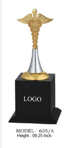 Trofeo de Metal Dorado, Plateado y Bronce con Base Negra, Temática Deportiva, Impresión UV, Técnica de Fundición, Premios Médicos, Actividades Promocionales - Product Image 4