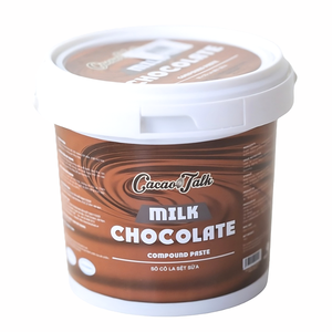 Venta al por mayor, envío directo de fábrica, HALAL OEM/ODM, pasta líquida de chocolate con leche, cacao 1KG, para galletas y bizcochos, ¡oferta caliente! - Product Image 1