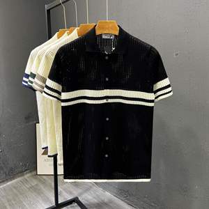 Polo Shirt High Quality Men's Embroidered Breathable Knitted polo Shirt Custom for Shirts - Product Image 3