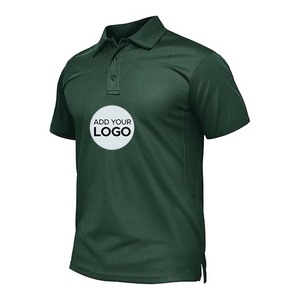Chemises polo pour hommes avec poche, manches courtes, tissu respirant, chemise tactique d'extérieur - Product Image 2