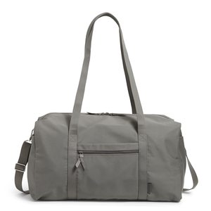 Gray Polyester <b>Duffel</b> <b>Bag</b> with Zipper Closure Large Capacity Sport Gym Travel <b>Bag</b> - Product Image 6