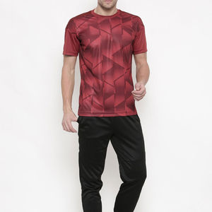 เสื้อยืดผู้ชายพรีเมียม ผ้าฝ้าย 100% ระบายอากาศ แห้งเร็ว เป็นมิตรกับสิ่งแวดล้อม พิมพ์ลายแบบซับลิเมชั่น ผ้าฟลีซ 300 กรัม ทรงปกติ สั่งทำได้ - Product Image 1