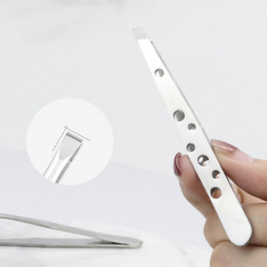 Pinzas profesionales para cejas y pestañas, para depilación de cejas y pestañas, pinza para pestañas postizas - Product Image 4