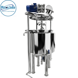 Tanque Mezclador de Acero Inoxidable Totalmente Automático para la Fabricación de Ungüentos, Agitador para Mezclar Crema Cosmética, Equipo de Sistema de Mezcla Uniforme - Product Image 2
