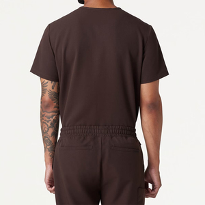 Service OEM – Ensembles de blouses d'hôpital pour hommes 100 % coton de haute qualité, couleur et design personnalisés, séchage rapide, respirants, faible MOQ (25 ensembles) - Product Image 3