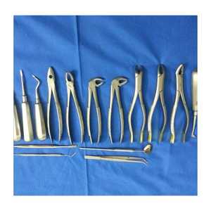 Kit de Instrumentos Quirúrgicos Dentales Básicos para Extracción: Elevadores y Fórceps de Acero Inoxidable, MOQ 05 Piezas - Product Image 5