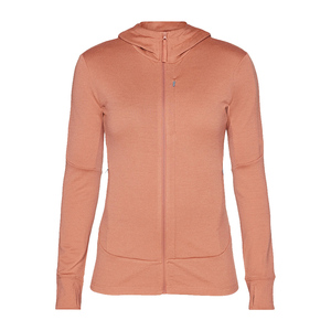 <b>Women's</b> Peach Zip Up Hoodie <b>Long</b> Sleeve Full Zip <b>Sweatshirt</b> With Pockets Best Workout Hoodies <b>For</b> <b>Women</b> - Product Image 1