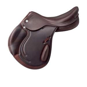 Silla de Montar Inglesa de Cuero Premium para Equitación, Ligera, Duradera, para Salto y Entrenamiento Ecuestre, Ajuste Cómodo - Product Image 1