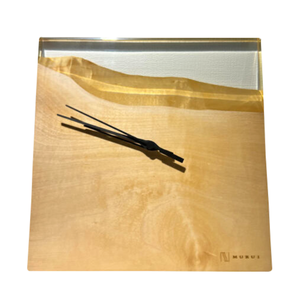 Reloj de mesa de madera de resina epoxi japonesa 100% al por mayor reloj de pared de decoración de escritorio de lujo para el hogar regalo perfecto para uso doméstico - Product Image 4