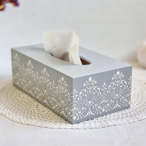Caja de pañuelos de madera con estampado nórdico para un estilo de hogar minimalista, caja de pañuelos facial al por mayor - Product Image 2
