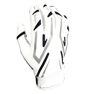 Nouveauté : Gants de football américain blancs en cuir et latex, imperméables, compatibles écran tactile, qualité supérieure, prix de gros pour adultes - Product Image 4