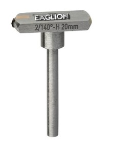 Stainless Steel Jewelry Hammer Head <b>Engraving</b> <b>Tool</b> 2mm X 140 Degree for Ring Bracelet Necklace Earring Making EAGLION HT - Product Image 2