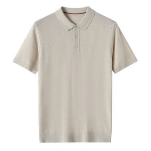 Camiseta de Manga Corta para Hombre, a Rayas, 100% Algodón, Transpirable, Tejido de Punto, Corte Regular, Estilo Casual, Cuello Redondo, Diseño con Bloques de Color - Product Image 2
