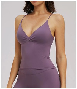 Ensemble de sport pour femmes, vente en gros personnalisée, ensemble de sport 2 pièces, soutien-gorge de sport et pantalon taille haute, tenue de sport - Product Image 4