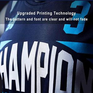 Ensemble de maillots de football personnalisés, tenue d'équipe, respirant, séchage rapide, évacuation de l'humidité, vêtements de sport par sublimation - Product Image 5