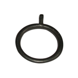 Heavy Duty Metal <b>Curtain</b> Rings <b>With</b> Eyelets Black Drapery Rings For Window Treatment Rustproof Cast Iron <b>Curtain</b> Loops Wholesale - Product Image 1