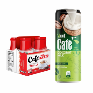 Boisson au café Arabica Robusta Coco Pure et Naturelle 8 Brix Service de Fabrication de Boissons OEM ODM en Canette Aluminium 325ml VINUT Private - Product Image 1