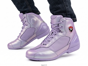 Zapatillas Deportivas de Caña Alta Color Morado, de Piel Sintética Transpirable, para Todas las Temporadas, para Entrenamiento Físico - Product Image 3