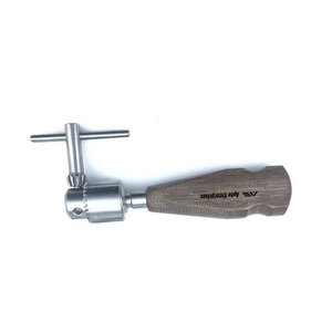 Premium Orthopedic Manual <b>Hand</b> <b>Drill</b> with Ergonomic Wood Handle Stainless Steel Cannulated Surgical Instrument Multifunctional - Product Image 5