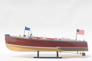 CENTURY SEA MAID DOUBLE BARREL 1942 - Handcrafted Wooden American Speedboat Model for Home <b>Decor</b> Business Gift - Product Image 2
